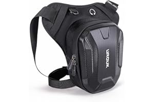 UROUK Motorcycle Drop Leg Bag for Men Women Tactical Thigh Bag with Leg Strap Waterproof Leg Pouch Bag Hard Shell for Travel 