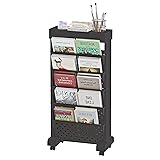 POBOMULI 6-Tier Bookshelf, Book Storage