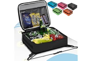 WITSTEP Paddle Board Cooler Bag, Waterproof Surf Sup Deck Cooler Bag Insulated Leakproof 10 Cans, Sup Paddle Board Accessories Bag for Stand Up Paddleboard and Kayak