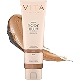 VITA LIBERATA Body Blur | Skin Perfecting Leg & Body Makeup – Wash Off Instant Self Tanner, Water-Resistant, Evens Skin Tone