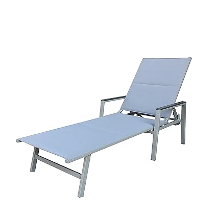 Amazon Com Carabelle Bal074gy Positano Patio Lounge Chairs