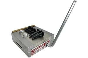 LGXEnzhuo 6x6inch Permanent Magnetic Chuck 100-120N/cm² Magnetic Force Rectangular Fine Pole Chuck Powerful Sealed For Grinding Milling Machine Lathe Magnets