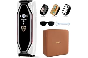 JOVS X2 IPL Hair Removal, Permanent 3-in-1 Hair Removal Device for Women and Man, Hair Removal for Women Permanent, Painless Hair Remover with Cooling System/Touch Screen, White
