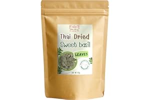 Hida Beauty Dried Culinary Herbs Thai Sweet Basil Leaves 50g