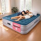 airzzZ Slumber Plus Air Bed Double High Raise Non Slip Inbuilt Pump view 1