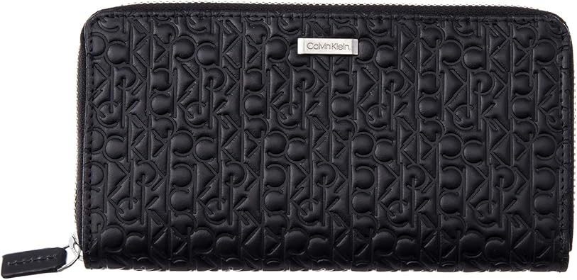 Amazon カルバンクライン Calvin Klein Black ラウンドファスナー長財布 並行輸入品 財布