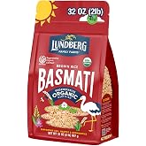 Lundberg Organic Basmati Brown Rice, Regenerative Organic Certified, Resealable 2lb Bag