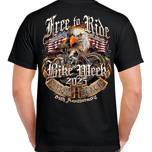 BIKE WEEK '79Tシャツ DAYTNA 2023 Daytona Bike Week Pirate Rider - 82nd Anniversary