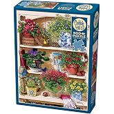 Cobble Hill 500 Piece Puzzle - Flower Cupboard - Sample Poster Included