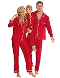 SWOMOG Family Christmas Pajamas Set Women & Men