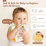 hahaland Baby Toys Soft Cloth Book Peek-a-Boo Forest 0-6 Months view 4