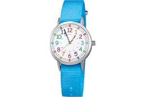 ITOOZYNN Kids Watch for Girls and Boys,for Children's Toddler Learning Time and Easy to Read Time, Analog Watch for Boys and Girls Ages3~11