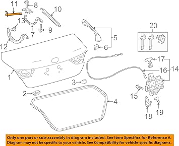 Amazon Com Toyota Support Assy Luggag Automotive