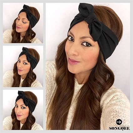 knotted bow headwrap