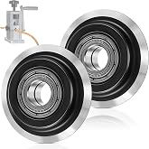 Enhon 2Pcs Cable Stripper Blades, 1.3" OD. x 0.3" ID., 33mm OD. x 8 mm ID. | for Copper Wire Insulation from 0.06 to 0.9 In, HSS Steel, Upgraded Replacement Blades for Copper Wire Stripping Machine