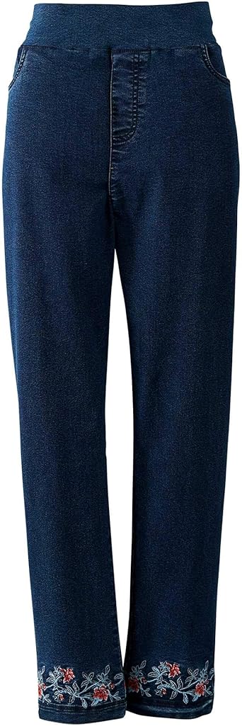 amazon embroidered jeans