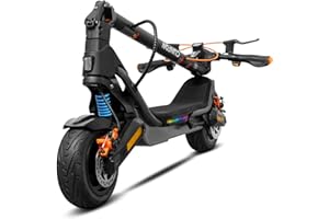 Electric Scooter for Adults - 40KM/H Max Speed Up to 50KM Range by 500W Motor, 9.5" Pneumatic Tires, Front Suspension, Electr