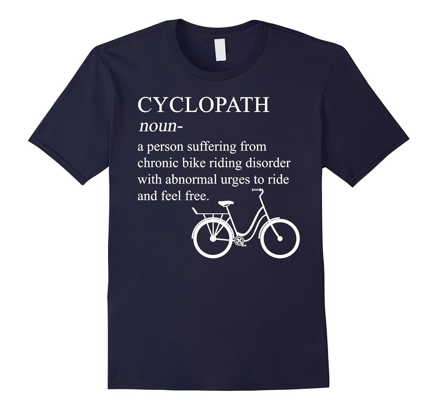 Cyclopath Funny Cycopath T-Shirt Humor Cycling Tee-ANZ