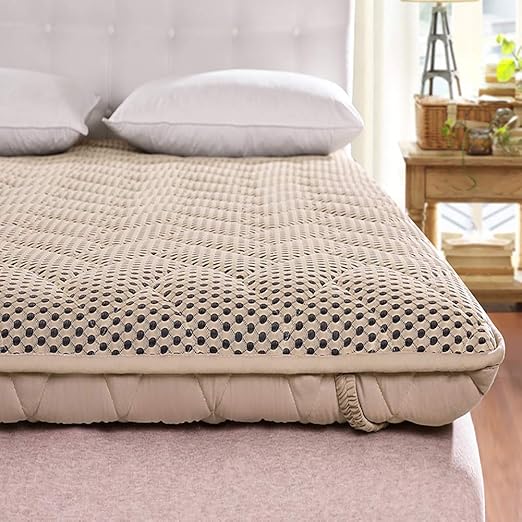 Wymname Mesh Foldable Roll Up Mattress Quilted Japanese Floor