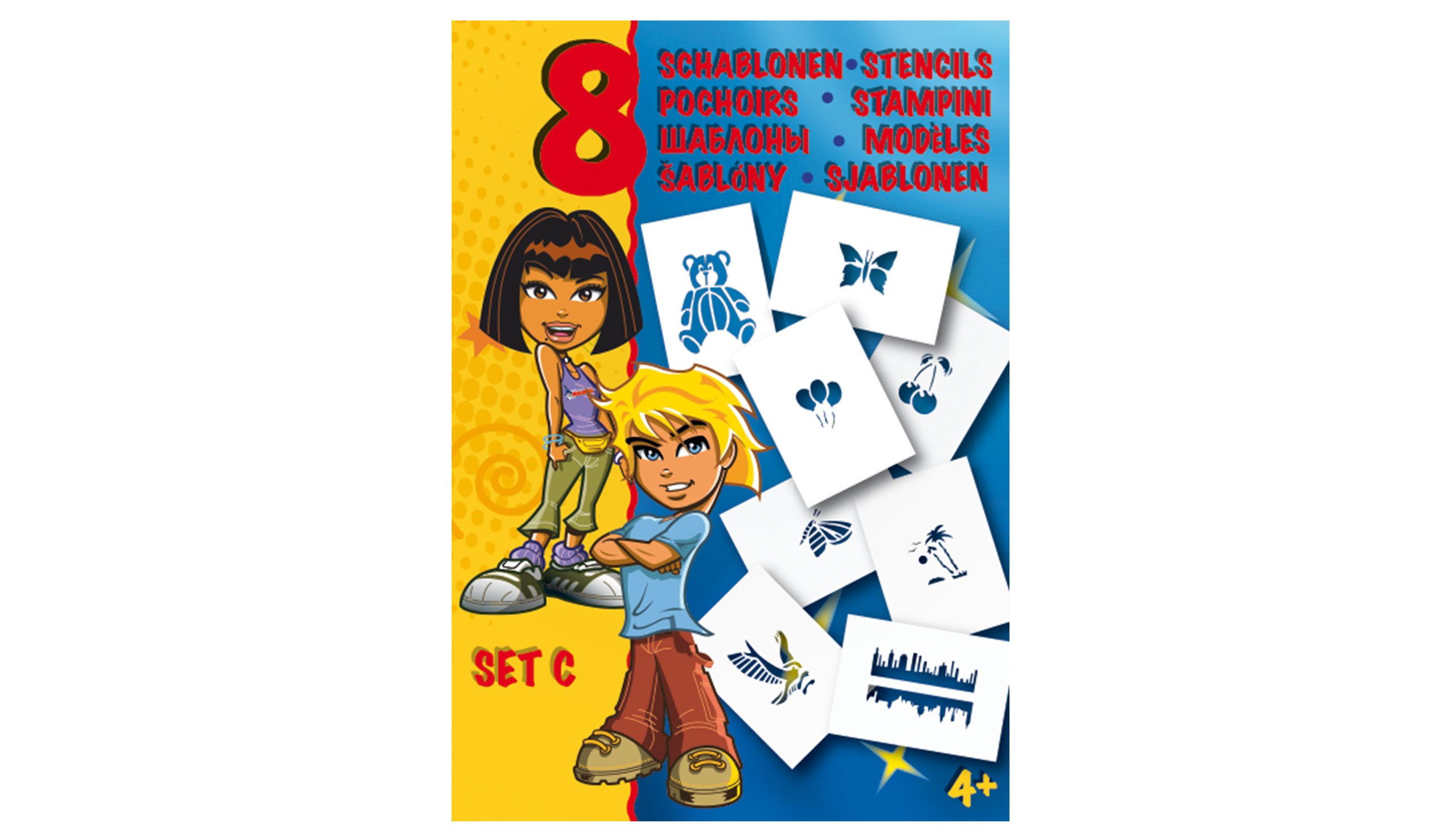 centropen Blopens Stencil Set C