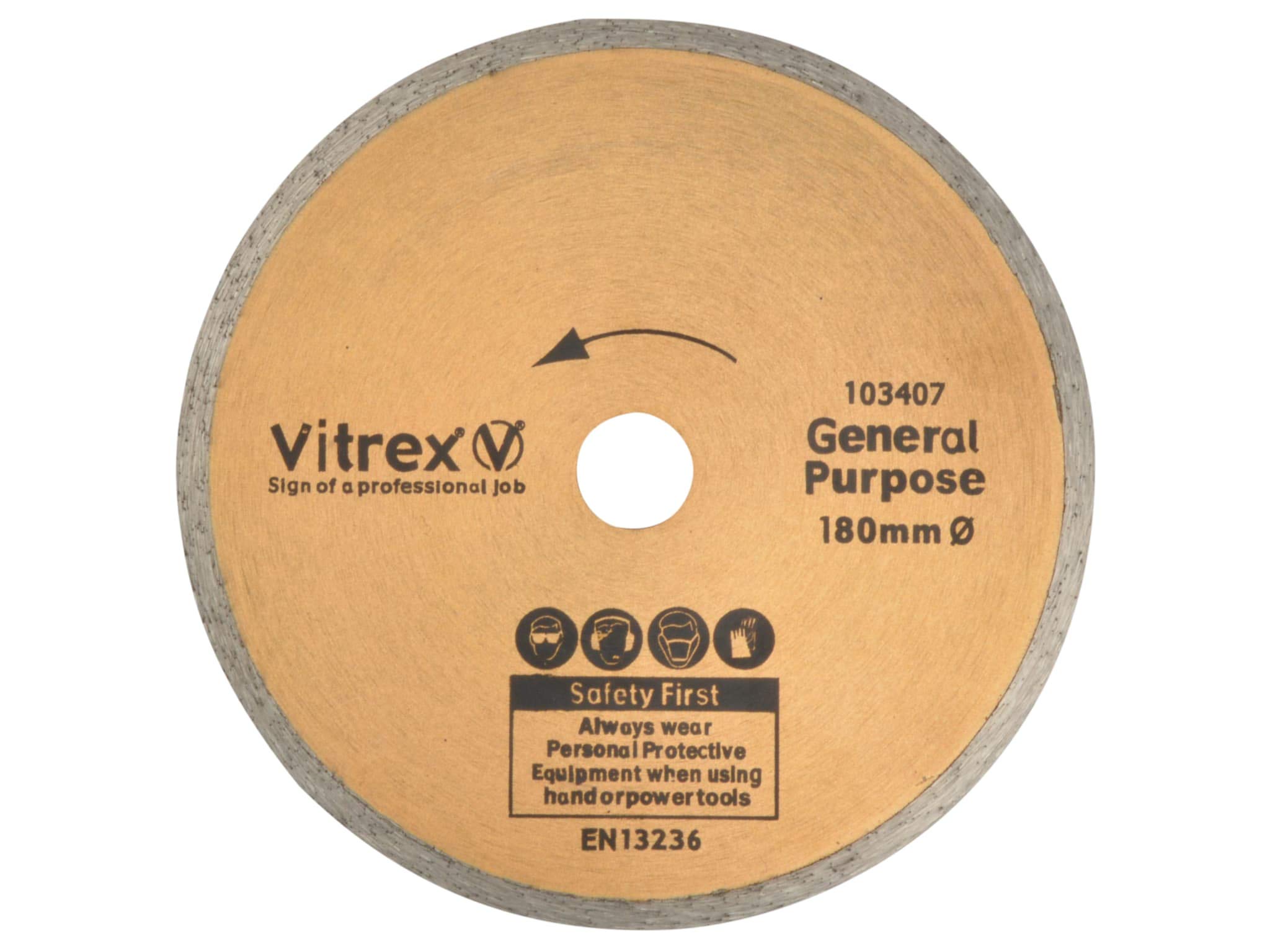 Vitrex 180mm Standard Diamond Blade