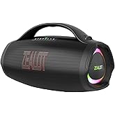 ZEALOT Portable Bluetooth Speaker, 160W RMS Speaker Bluetooth Wireless, Parlante/Bosinas Bluetooth, IPX6 Waterproof, Stereo/ 36000mah/ EQ/USB/TF/AUX, Great Bass or Home, Outdoor, Party