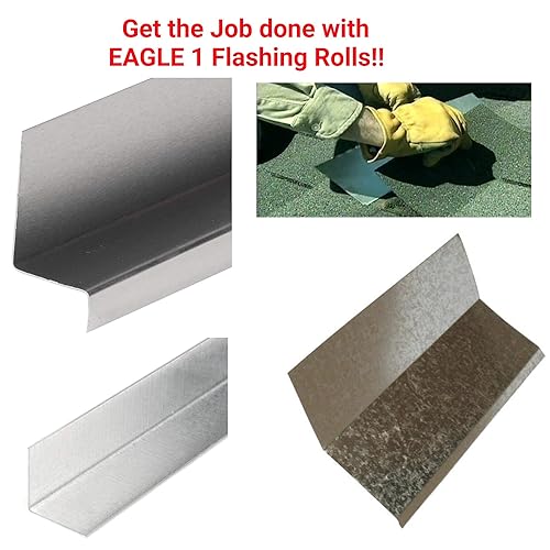 EAGLE 1: 26 Gauge General Use or Roofing Flashing Rolls DIY or  Contractors (Galvanized, 24 in x 10 FT)