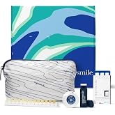 Supersmile Glow to Go Whitening Kit, Gum + Floss + Lip Balm, Travel | Whitening Gum, Dental Floss, Nourishing Lip Balm in Stylish Bag, Fits in Purse, Brighter Smile Between Brushings