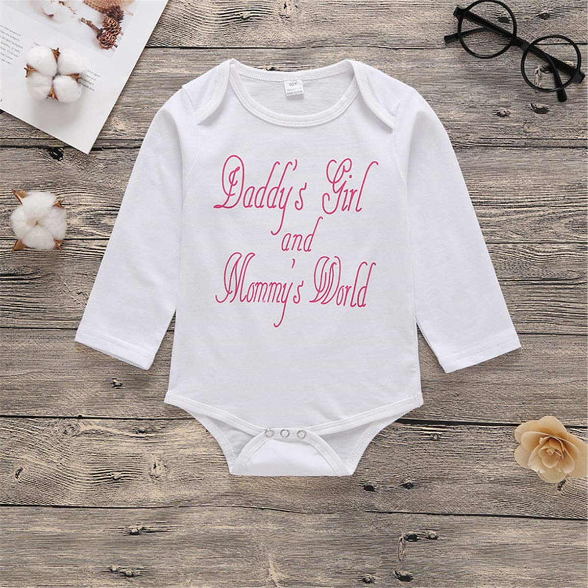 4 pcs Baby Girls Newborn Infant Toddler Clothes 6-12 Months Arrow Heart Pants