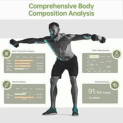 BodyPedia Body Composition Scale with Handles,App,8