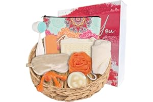 EPIC-LUX Spa Birthday Gifts for Women, 10 Piece Spa Gift Basket for Pampering, Birthday Gift Sets For Women, Relaxing Self Care Gifts for Women, Spa Day Gifts for Women, Bath Gift Set