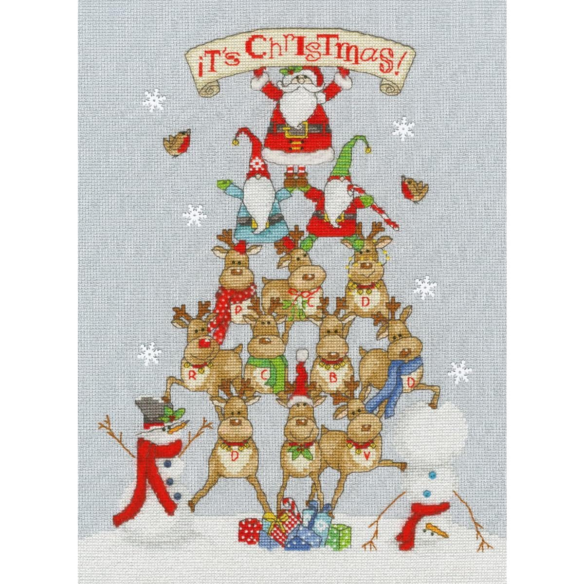 Bothy Threads Cross Stitch Kit - It's Christmas!