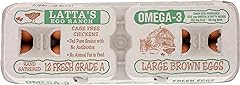 LATTA EGG RANCH Omega 3 Large Grade A Eggs, 12 CT