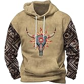 Zhyaj Classic Fit Pullover Sweatshirt Soft Long Sleeve Hooded Neck and Elasticated Trims Casual Urban Fashion Drawstring Autumn Hoodie for Everyday
