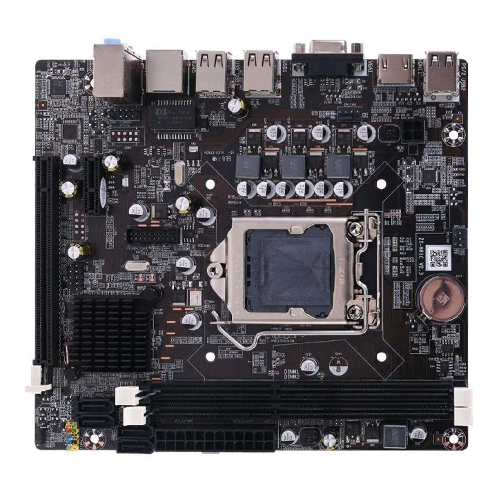 DZWLYX Computer Motherboard P8H61-M LX3 Plus R2.0 Mainboard H61 Socket LGA 1155 I3 I5 I7 DDR3 16G UA
