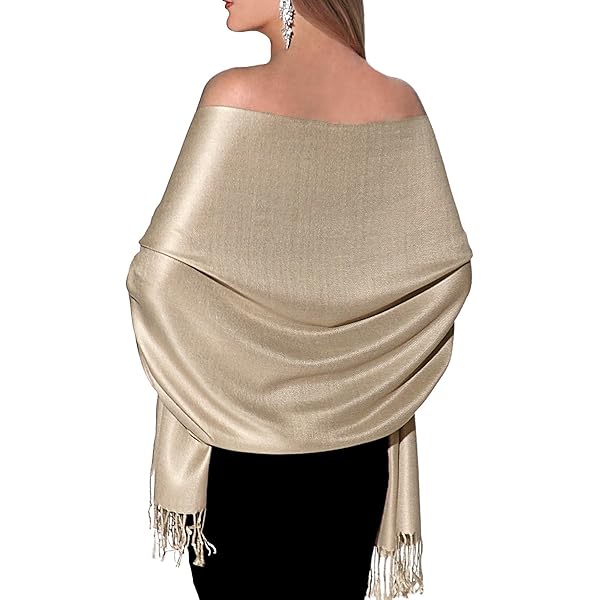 Scarf,Shawl,Wrap,Stole,Beaded Shawl,Pashmina Shawl in Baby Pink color (B06)  at Amazon Women's Clothing store