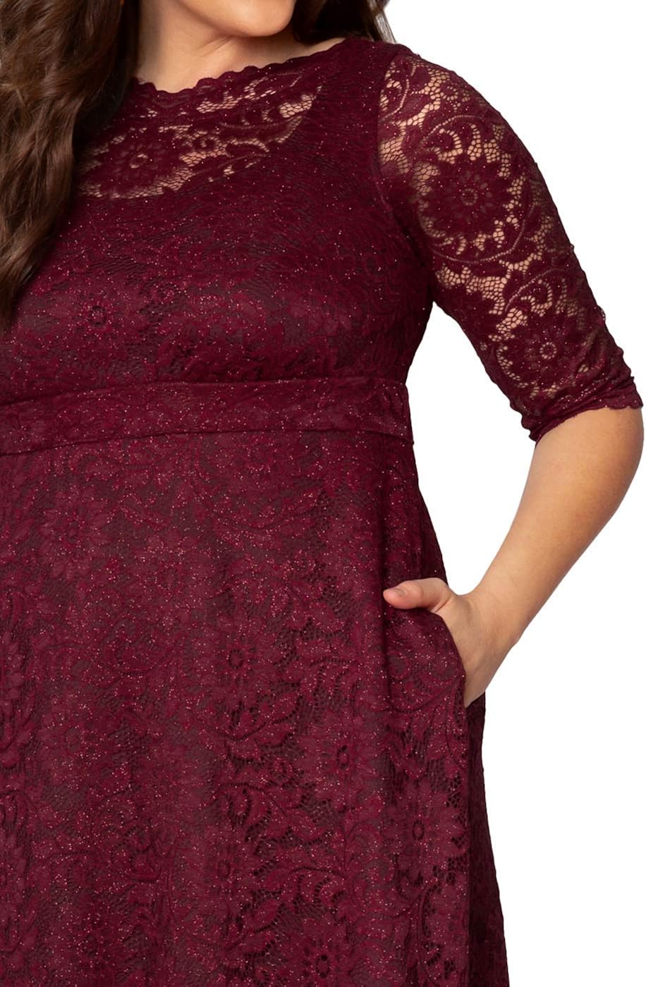 leona lace gown