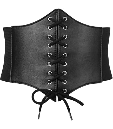 Wide Lace-up Corset Belt for Women PU Leather Velcro Closure il_fullxfull.5882037188_d4di.jpg main image 4