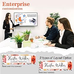Custom Office Name Plate for Desk - Desk Name Plate