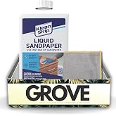 Klean Strip Liquid Sandpaper Deglosser 1 qt Bundle with a Random Items