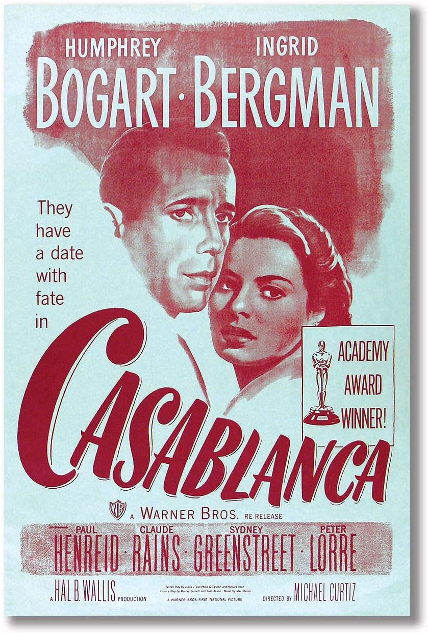 Tamatina Wall Poster | Hollywood Movies | Casablanca | Boys Room | Vintage | Restaurant | Café | Hostel | Laminated | Tearproof |Size-45X30 cms.a5013