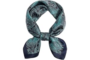 Square Silk Feeling Neck Scarf for Women's Fashion Scarves for Hair Scarf Satin Hair Bandana Hairs Wrap Neck Scarfs