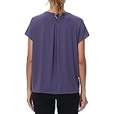 MCEDAR Women's Workout Short Sleeve Tops Loose Fit Casual Yoga T-Shirts Breathable Running Athletic Tee Shirts
