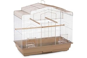 Prevue Pet Products SP50051 Barn Style Bird Cage, Brown/White