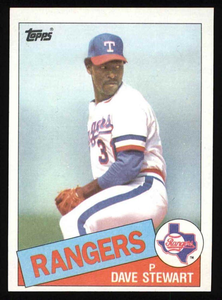 Amazon 1985 Topps 723 Dave Stewart Texas Rangers Baseball Card 