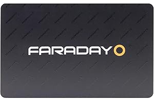 FARADAY DEFENSE Faraday Card - RFID Scrambler | Premium Contactless Debit/Credit Card Scrambler | RFID Blocking | For Men & Women | Slim Design | Fits in Most Wallets and Purses