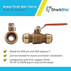 SharkBite 3/4 x 3/4 in PTC Ball Valve, Pack of