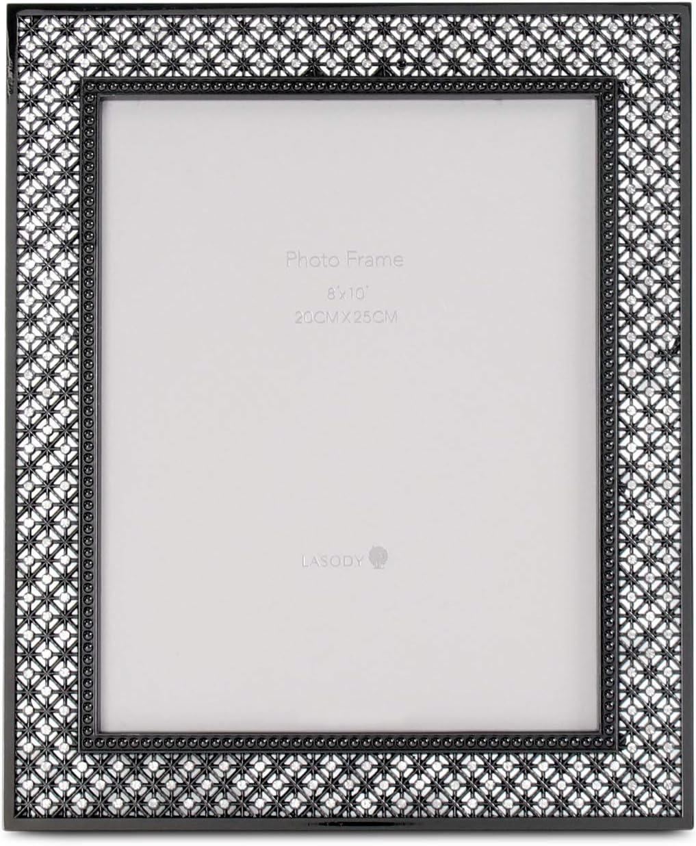 LASODY Crystal Vintage 8X10 Picture Frame -Photo Frames for Wall Table TOP Display,Ready to Hang Home Decoration