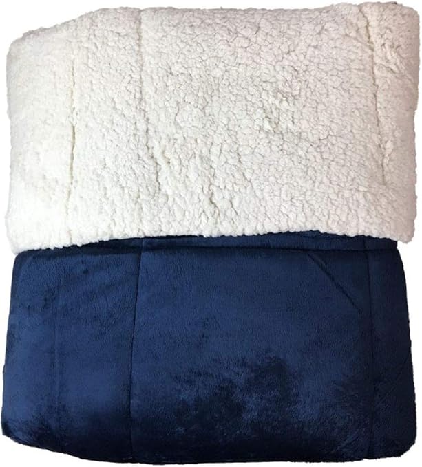 Amazon Com Cedar Creek Mink Cloud Sherpa Reversible Twin Dark