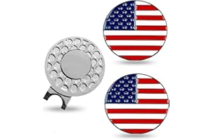 Amy Sport Golf Ball Marker Hat Clip Silicone Magnetic Hat Clips Removable Ball Markers Attaches Easily to Cap Shoe Gifts for Men Women